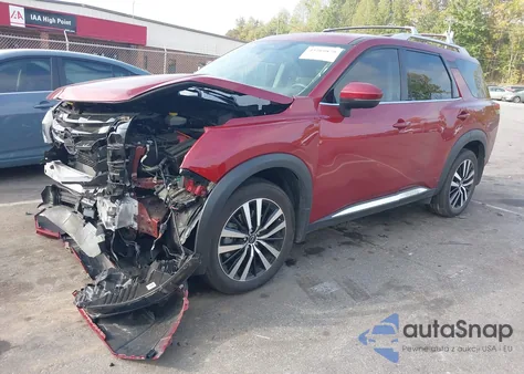 2025 Nissan Pathfinder Platinum 4Wd z USA, uszkodzony, nr VIN 5N1DR3DJXSC200781